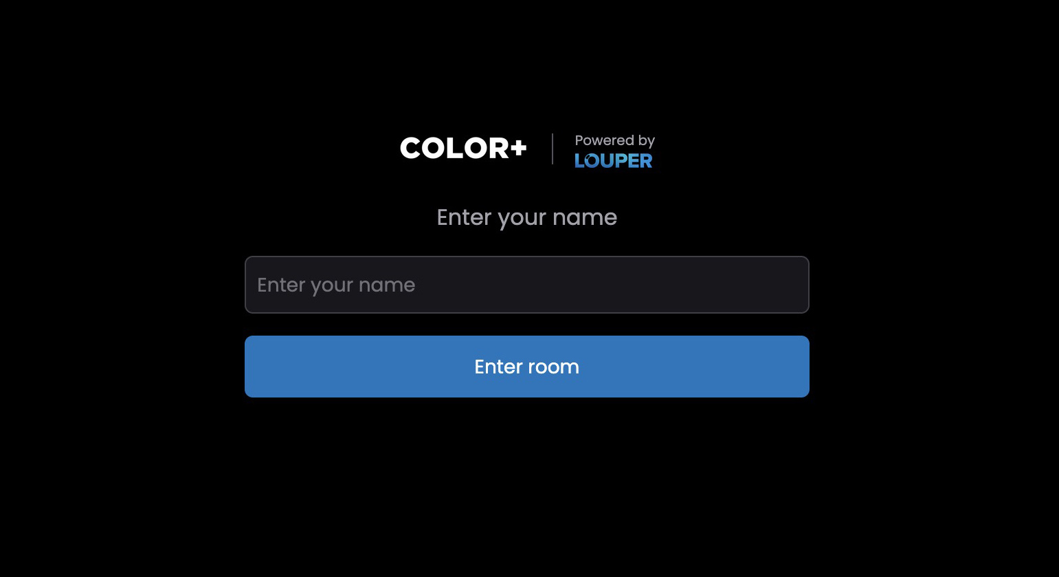 Custom branding in room lobby