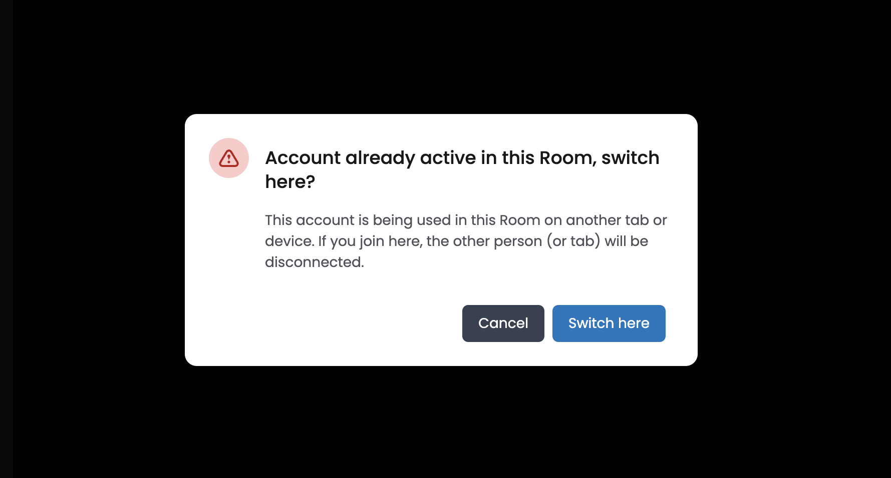 Room Exit Notification